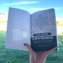 Create Your Own Sunshine: 28-Day Self Love Workbook: Black & White Mindful Coloring Edition