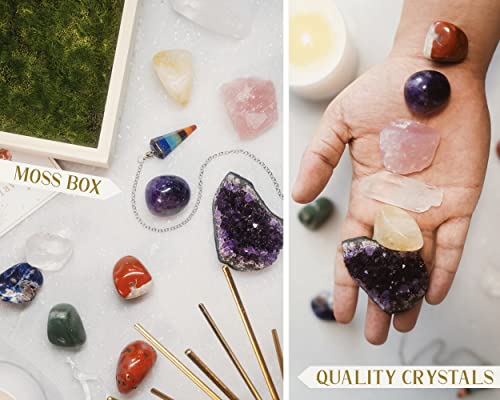 Healing Chakras Crystal and Stone Premium Gift Set (11pc)