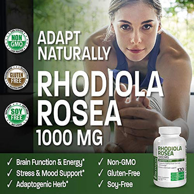 Rhodiola Rosea Adaptogen Supplement