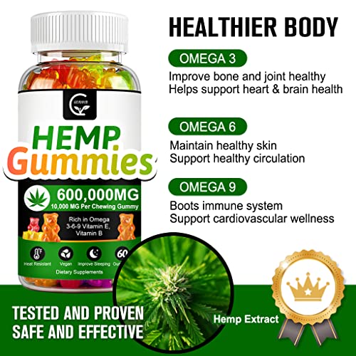 Hemp Gummies 600,000mg Extra Strength