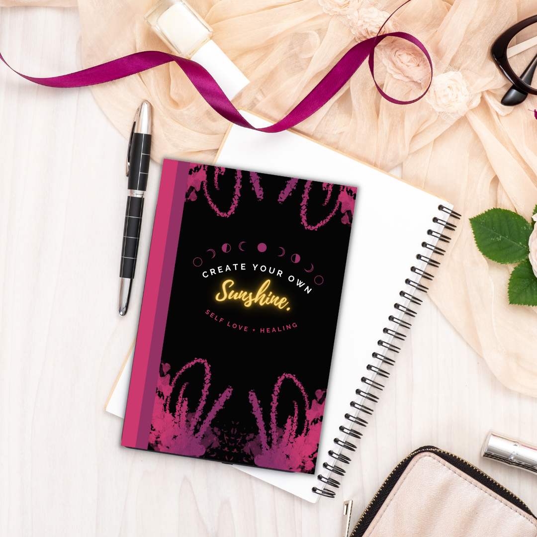 "Self Love + Healing" 5-Minute Daily Guided Journal & Workbook