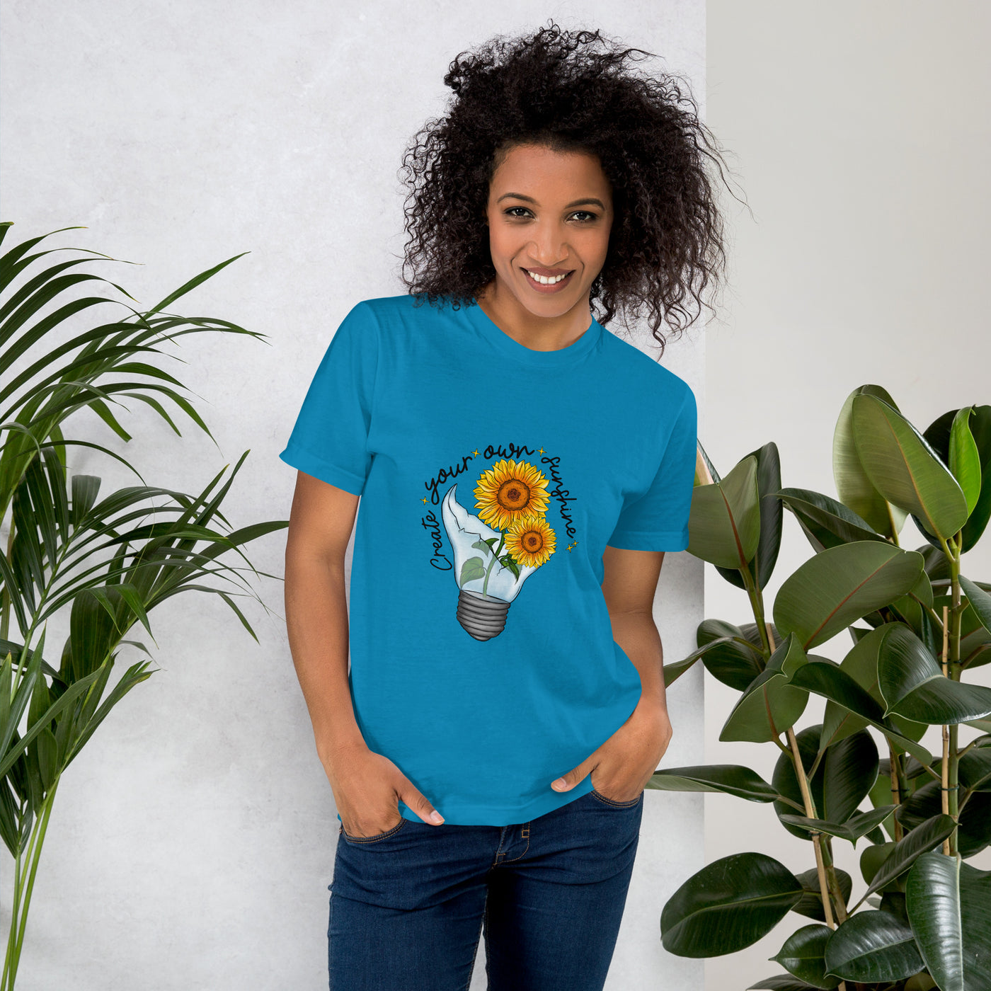 "Create Your Own Sunshine" Jersey Unisex T-Shirt