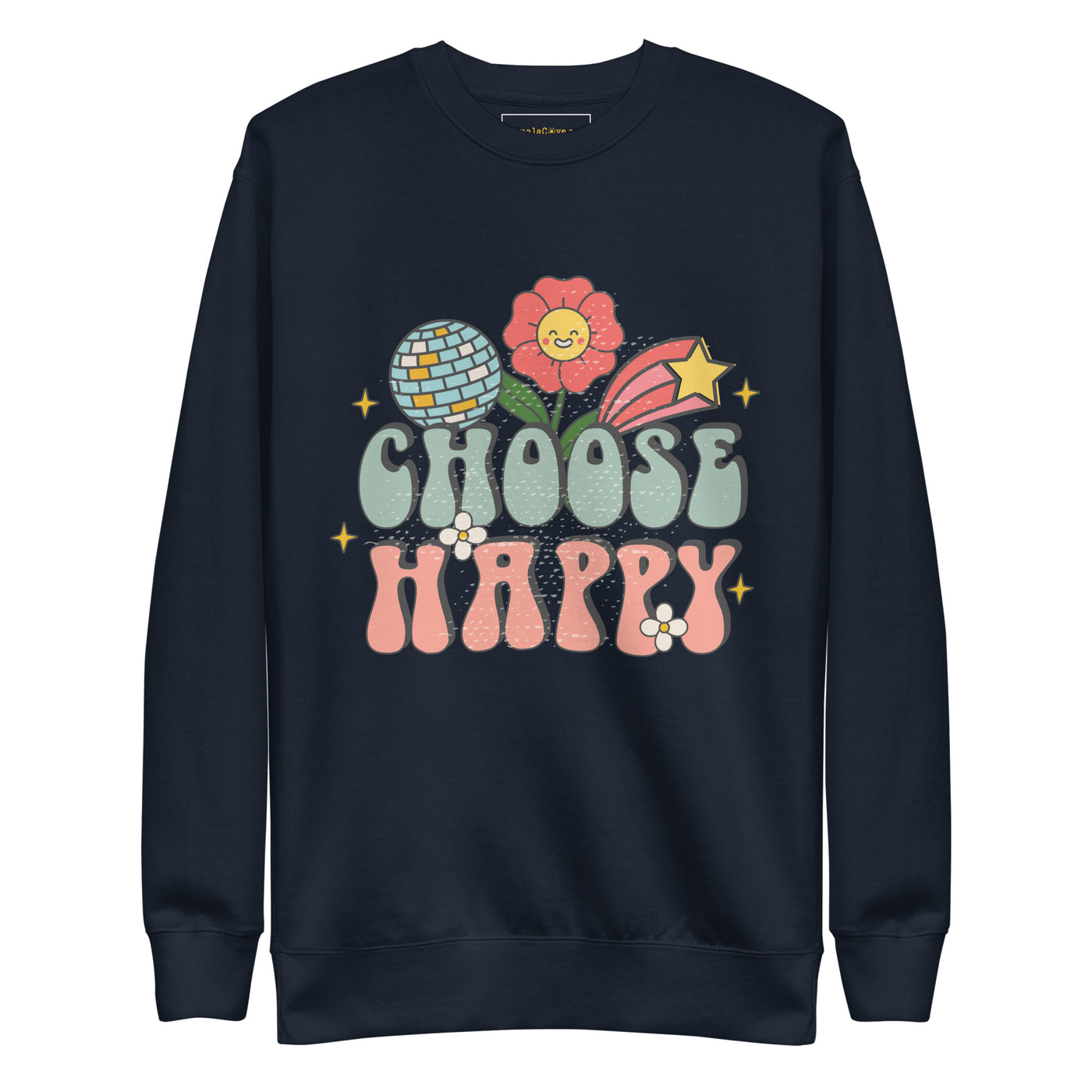 "Choose Happy Disco" Unisex Premium Sweatshirt