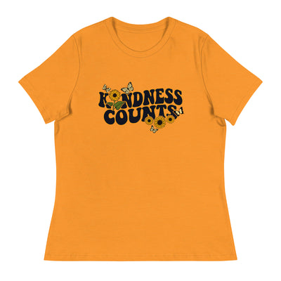 "Kindness Counts" Women's Relaxed T-Shirt