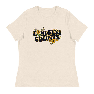 "Kindness Counts" Women's Relaxed T-Shirt