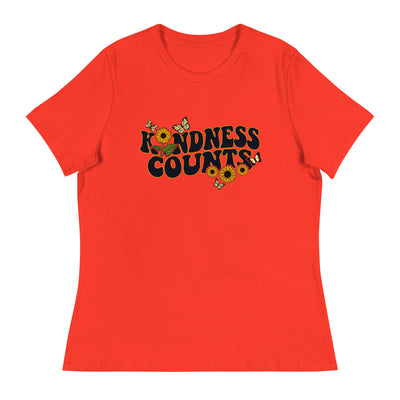 "Kindness Counts" Women's Relaxed T-Shirt